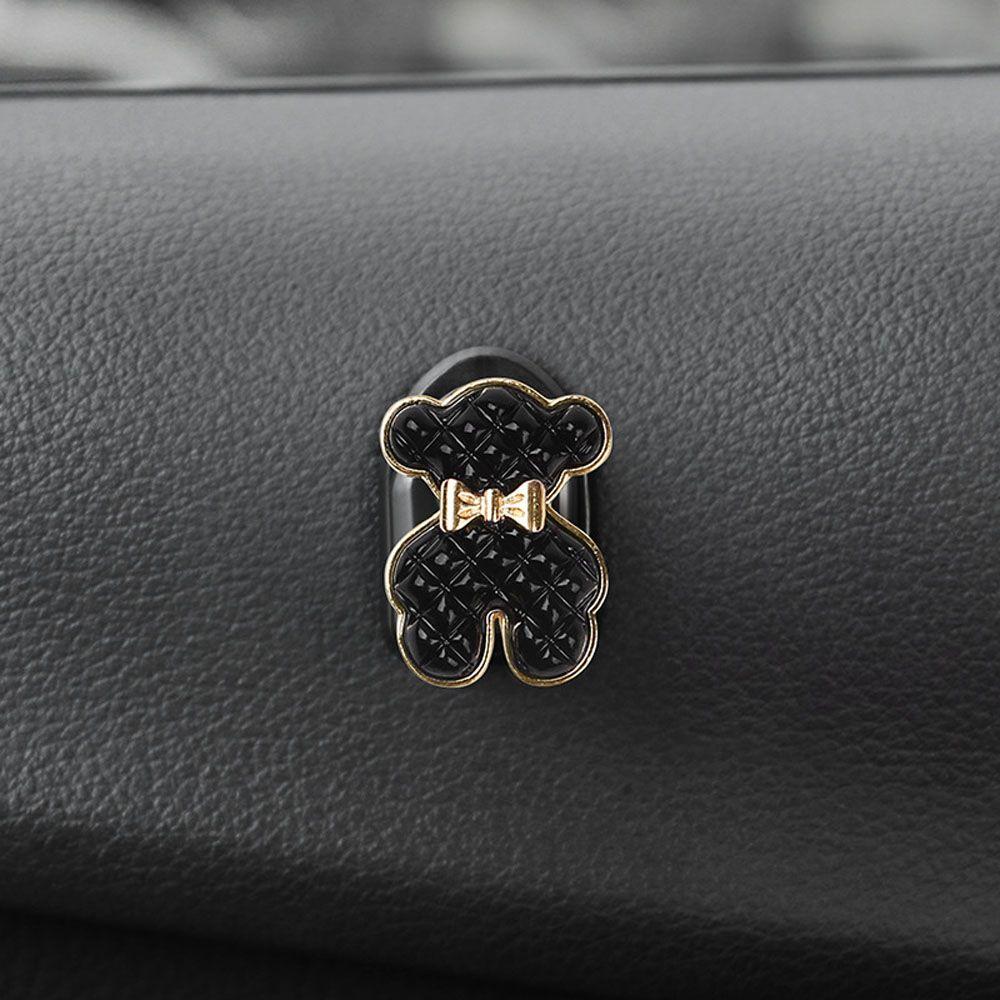 

Home Hanger Bear Mini Interior Accessories Auto Fastener Clip Invisible Hook Car Hook Car Clip 4