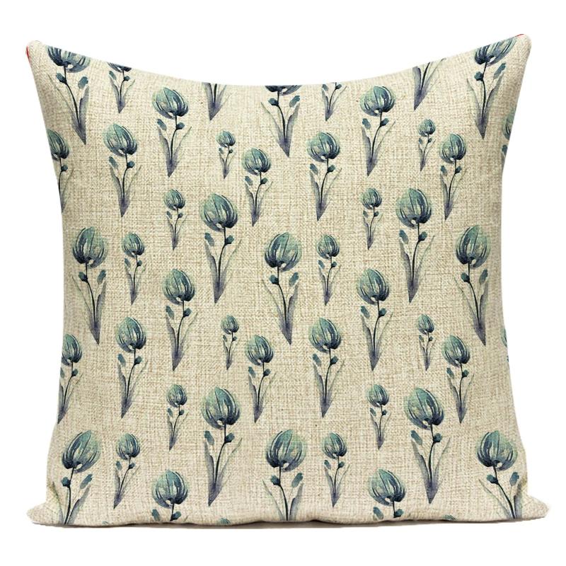 Decorative Throw Pillows Case Mandala Flower Geometric Middle Asian Ethnic Style Polyester Sofa Home Cushion Cover For Sofa