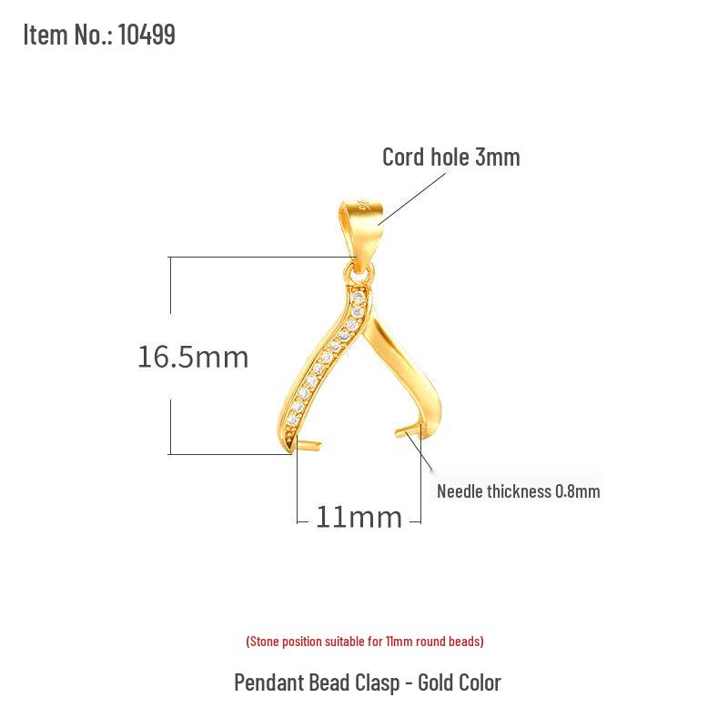 

Подвеска из стерлингового серебра 925 пробы с золотым покрытием 18 карат для DIY аксессуаров из жемчуга, бусин и нефрита с левым и правым отверстиями.