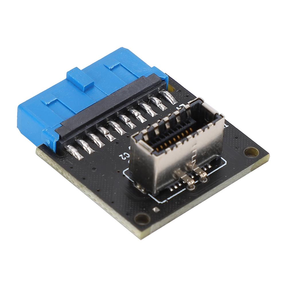 Motherboard Expansion Card USB3.0 Front 19PIN To 3.1 TYPE C Front Type E Adapter 20 To 19PIN