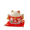 Lucky Cat Ceramic Decor: Creative Japanese Fortune Cat Small Piggy Bank - Ideal Gift for Store Openings