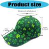 Breathable Comfortable Hat Adult Party Hat for Saint Patricks Day Event High Quality Digital Art Soft Fabric