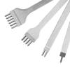 Rhombus Lacing Stitching Chisel Set Leather Craft Kits HSS Punching Stamping Prong Chisel