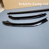 Gloss Black TCR Front Bumper Splitter Lip Kits For Volkswagen Golf MK7.5 GTI 2017-2020