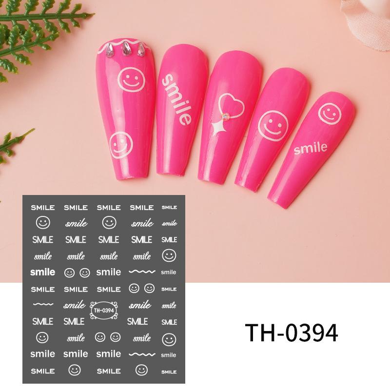 New Year Nail Art Stickers Bronzing Year of the Dragon Chinese Style Mahjong Cartoon Nail Stickers Decoration