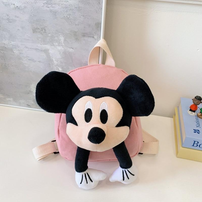 

Mouse Backpack Kids Breathable Curved Straps Schoolbag Kindergarten For розовый