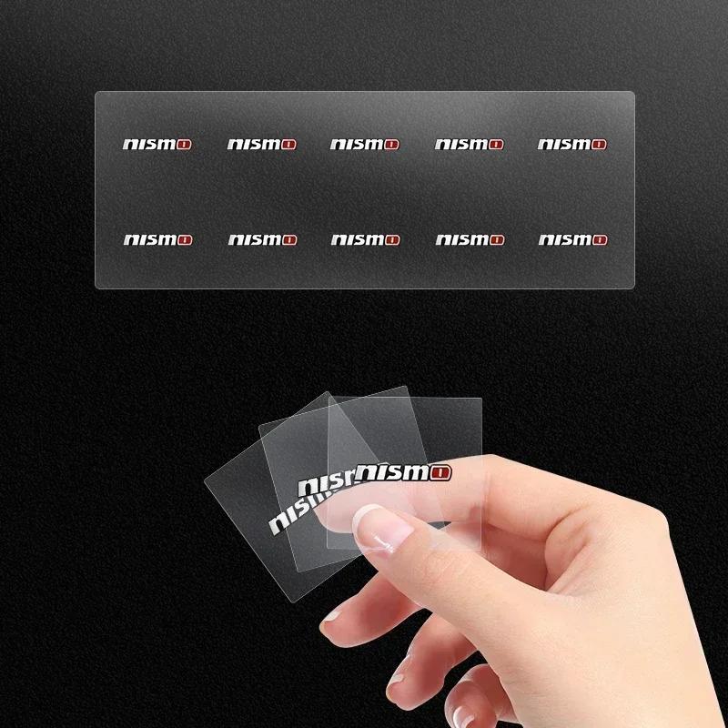Car Badge Interior Decals for Nissan Nismo Logo Qashqai J11 J12 Teana Altima Ariya Juke Murano Micra Kicks X-trail T32 T31