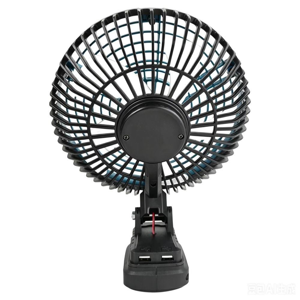 Foldable Lithium Battery Fan 8 Inch Jobsite Fan for Makita/Dewalt/Milwaukee Outdoor Camping
