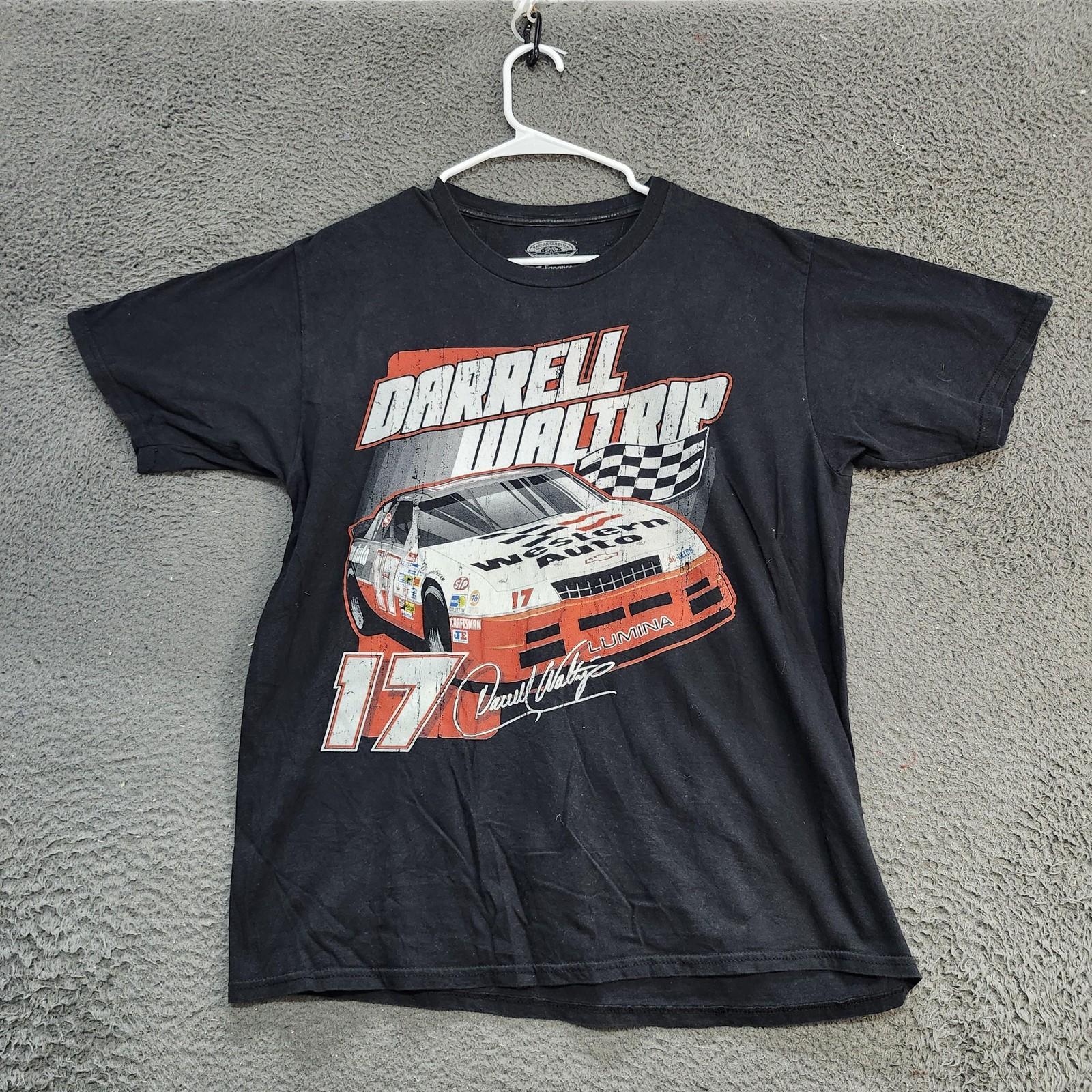 Darrell Waltrip NASCAR Shirt Mens Large Black Fanatics Racing 17 Car Graphic Tee Unisex T-Shirt XXXXL