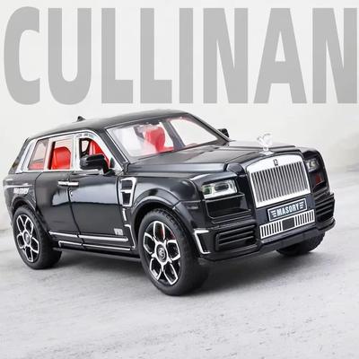 LYZRC Nieuw 1:24 Schaal SUV Modelauto Speelgoed Zinklegering Terugtrek Die-cast Speelgoedauto met Geluid en Licht Voorwiel Bestuurbaar Geschikt voor Jongens Cadeau