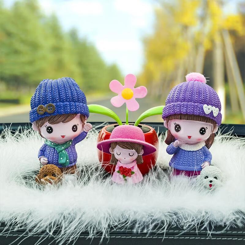 JINGRUIXIANG Car Ornament Doll Couple