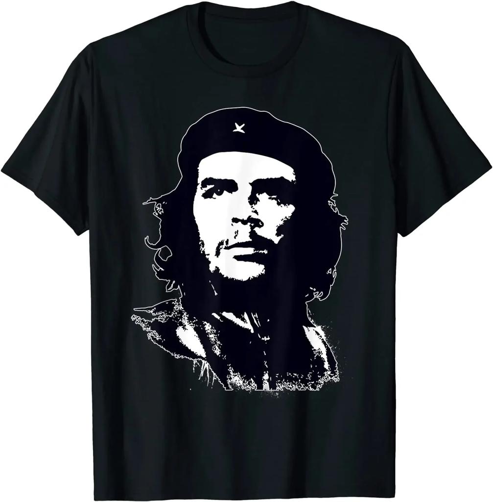 Koszulka Che Guevara Koszula Rebeliancka Kubańska Koszulka Rewolucyjna Guerrilla Casual z Krótkim Rękawem Męska damska Koszulka Cool T-shirt z Okrągłym Dekoltem