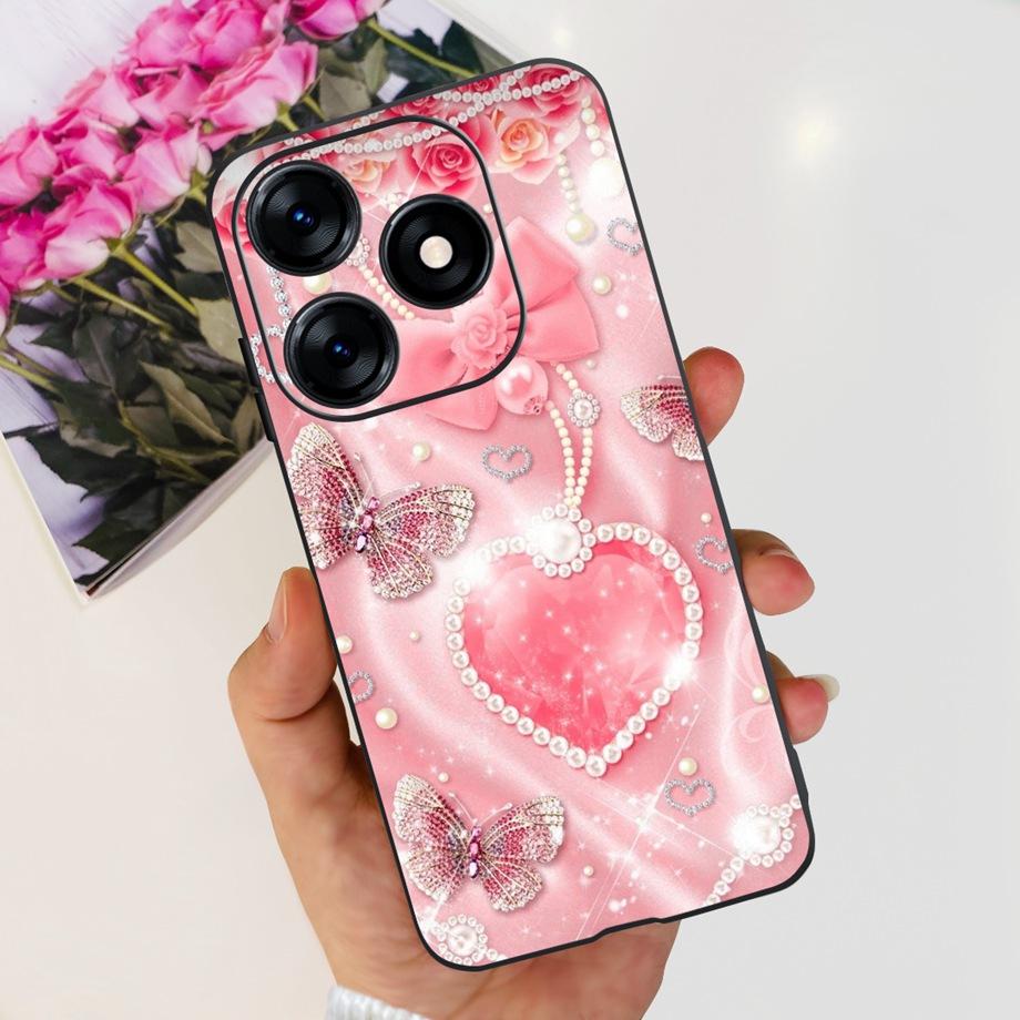 For Tecno Spark 10 10c 10 Pro Phone Case Spark10 KI5k KI5m KI5q KI7 Back Cover Soft Transparent TPU Slim Funda Dragon Astronaut