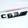Letters Numbers Emblem C63 C63s V8Biturbo for Mercedes Benz AMG Car Fender Trunk Rear C205 S205 W205 Logo Sticker RK1