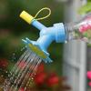 DIY 2-in-1 Flaschendeckel-Sprüher Doppelkopf Kunststoff-Bewässerungsdüse Automatische Bewässerung Wasser sprenger Innen Außen