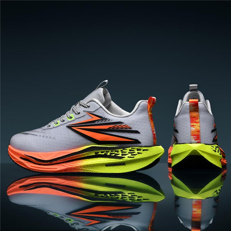 Sneaker Tennis Ventilated Running Shoes Running Sneakers Marathon Tough Outsole Footwear Sports Air Cushioned Walk Footwear Leisure Male