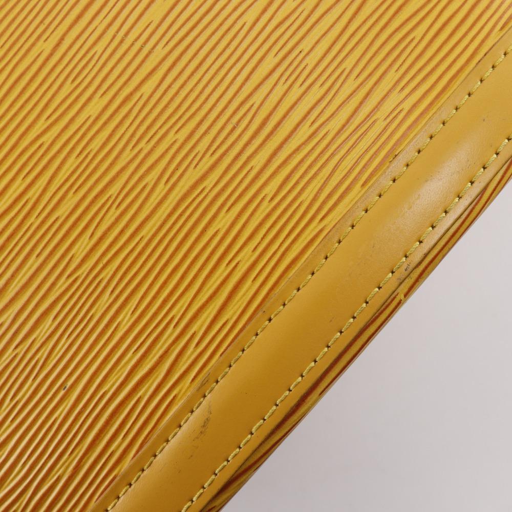 Louis Vuitton Sun Jack Handbag M52279 Tassiri Yellow Yellow Epi Leather Women Used