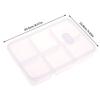 4/6-Grids Fridge Sealed Fresh-Keeping Box With Lid Clear Plastic Freezer Food Storage Box Food Fresh Fruit Container For Kitchen