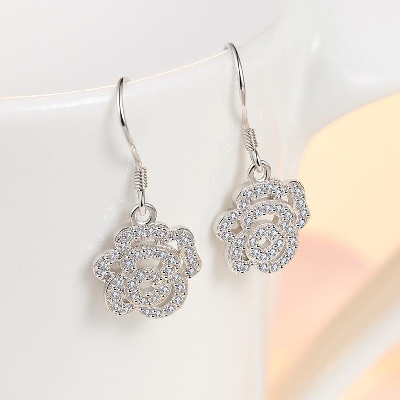 Lindon Copper Alloy Zircon Earrings Drop Earrings For Women Wedding Party Gifts