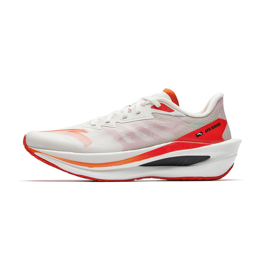 Anta Jinfeng 2nd Generation Competition Training Running Shoes Men Running Shoes White Orange Red 912515588-6
