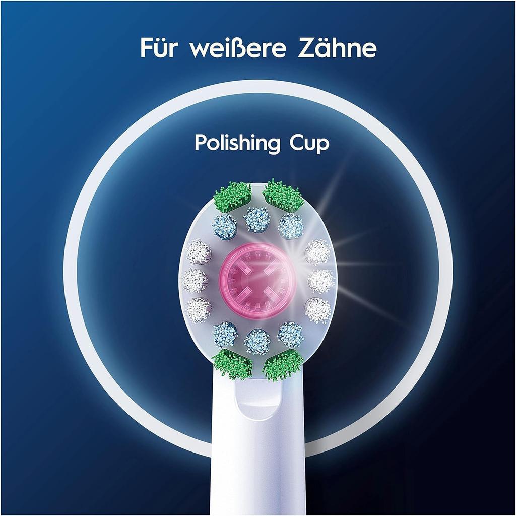 Braun Oral-B PRO Whitening Brush Replacement Brush Set for Electric Toothbrushes, 3D White, 12-Pack (EB18PRX-12) [Parallel Import]
