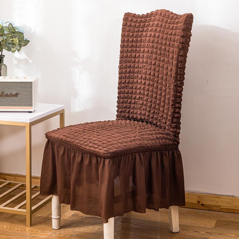 High-elastic Chair Covers Dining Room Soft Skin-friendly Breathable Wedding Decor Lace Universal Seat Covers