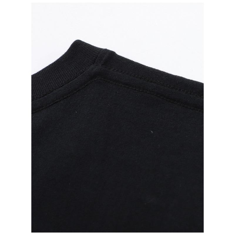 Tailles européennes T-shirt Graphique Vibes Positives pour Homme - Noir Décontracté d'Été avec Design Inspirant, Doux, Col Rond, Lavable en Machine