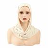 Modal Jersey Instant Hijab Cotton Stretch Hijab Caps Classic Headscarf  for Women