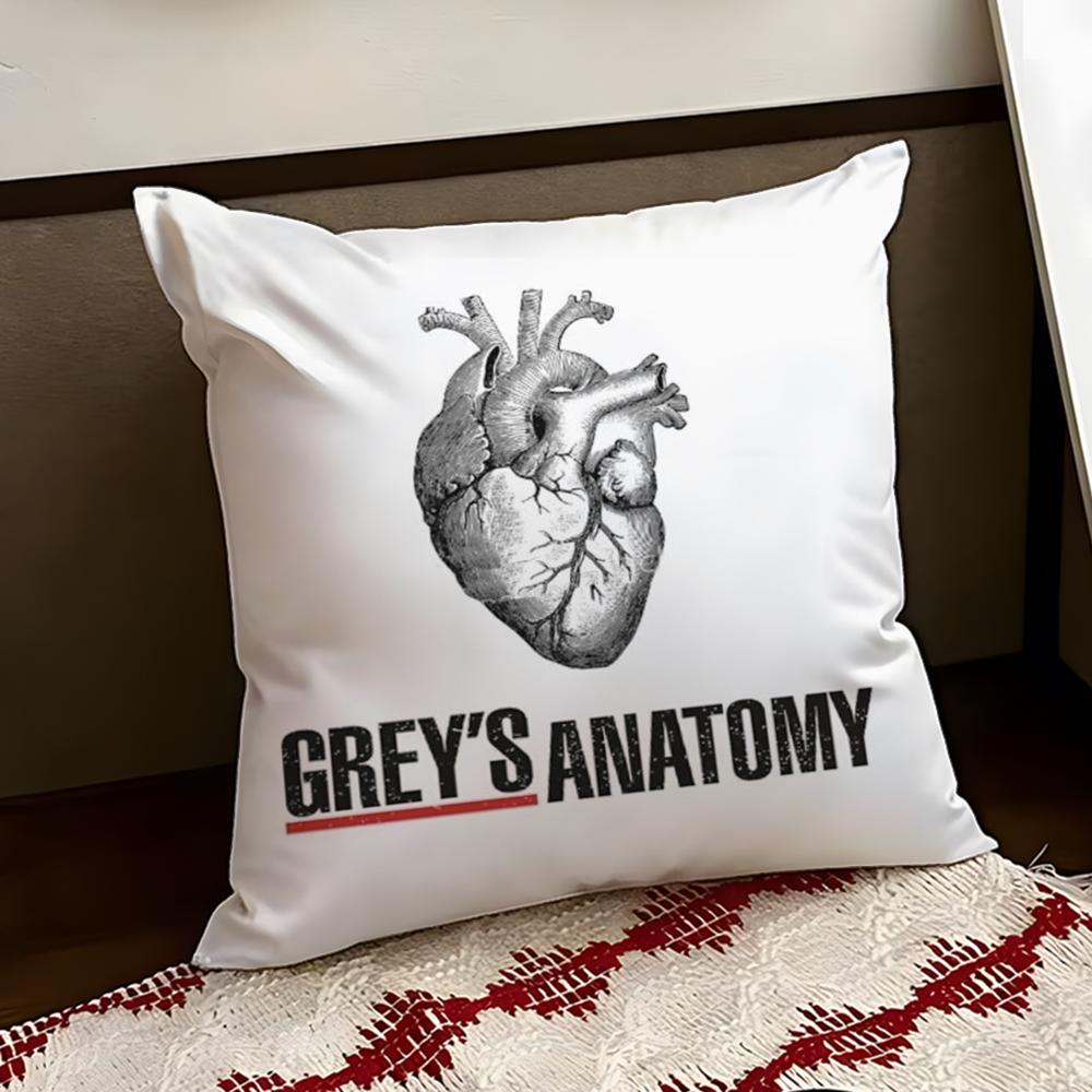 GGreys Anatomy Cushion Cover Reversible Soft Durable Pillow Cover Home  Car MultiScene Use for Daily Comfort