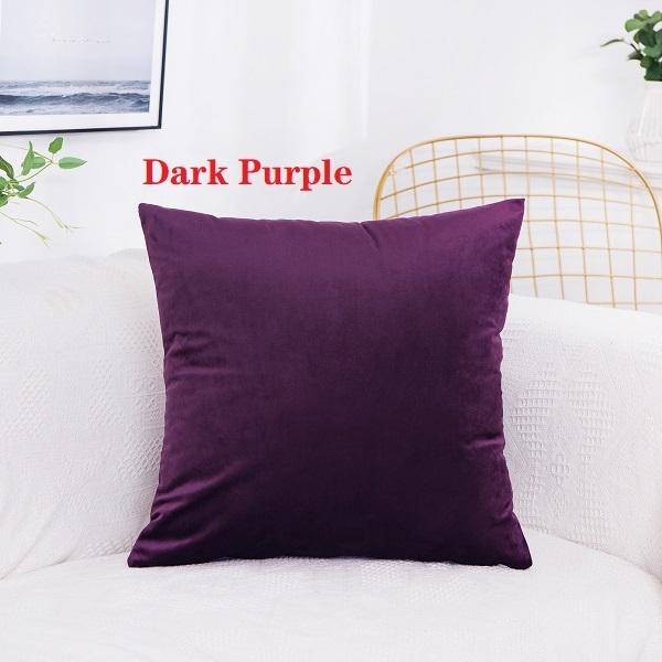 Solid Velvet Pillow Cushion Cover Home New Year Decorative 40*40/45*45/50*50/55*55/60*60cm Kussenhoes Housse De Coussin Cojines