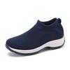 Spring and Summer New Lazy Shoes Women's and Women's Thick-soled Heightening Sports Shoes Mesh Breathable and Lightweight Running Shoes