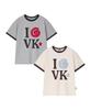 VIDEO JOCKEY Twilly House Ringer T-Shirt [Melange Grey]