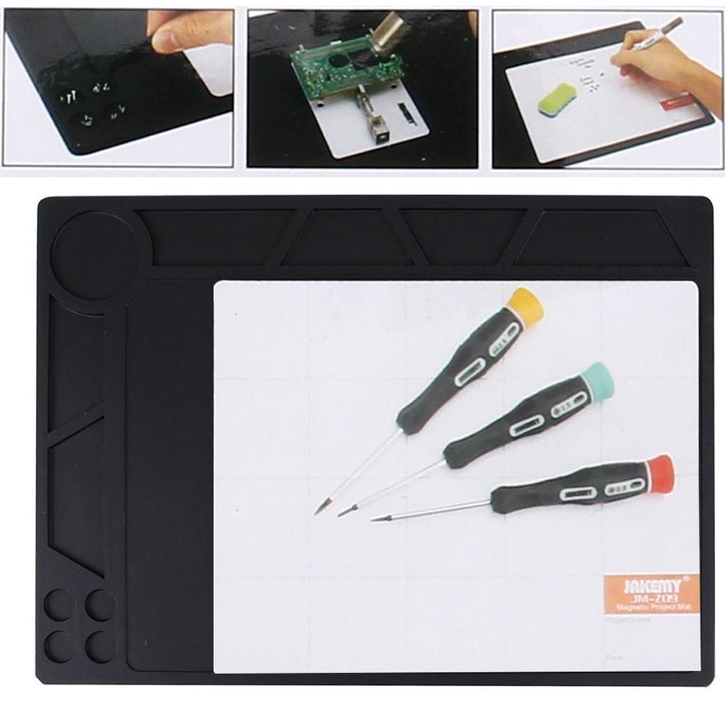 Repair-Kits JM-Z17 Anti-Static Heat Insulation Working Mat Magnetic Component Mat Repair-Kits JM-Z17 Anti-Static Heat Insulation Working Mat Magnetic Component Mat