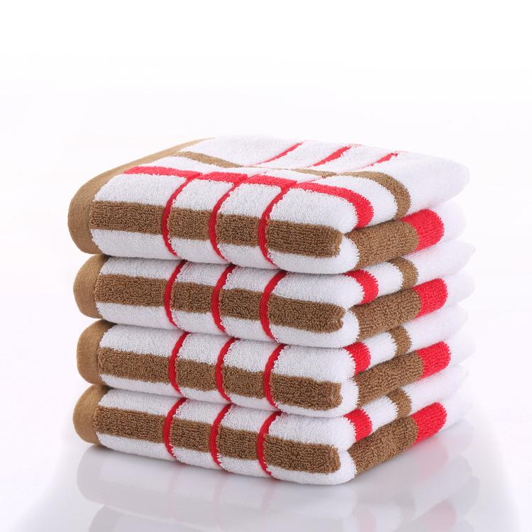 

Рушник з чистої бавовни 32 нитки смужки одного кольору рушник для обличчя подарунковий рушник чиста бавовна 75*34