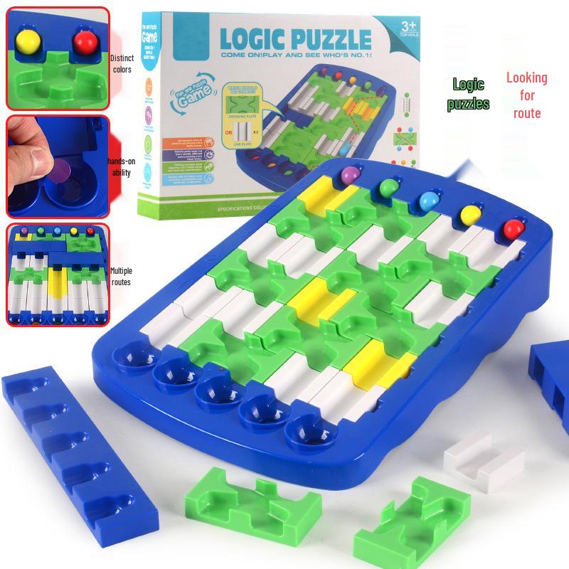 Cross-border Kids' Logic Maze Puzzle Game – Educational DIY Challenge Toy