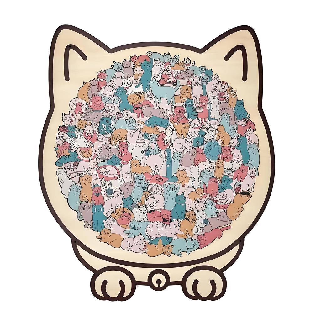 Shaped Wooden Puzzle Puzzle Puzzle Toy, A Gift For Children And Friends