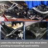 WOOGA Motorcycle Height Adjustment Kit 30mm Lowering Kit Lowdown Link