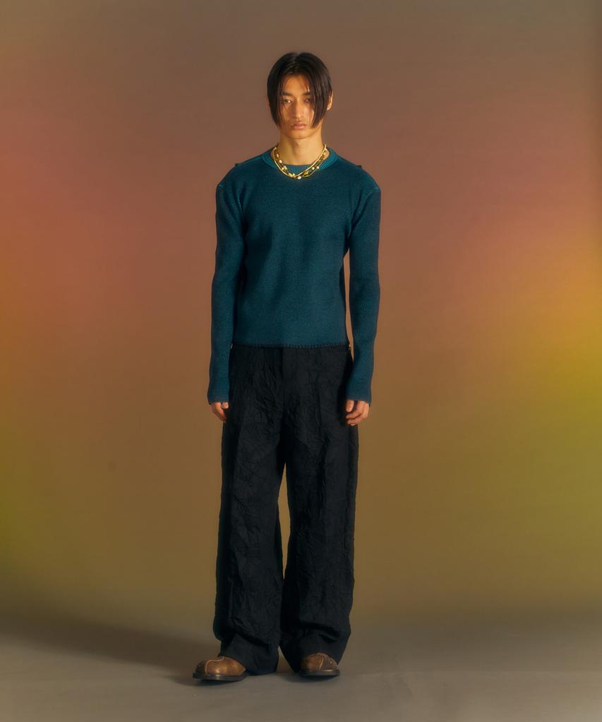 ADSB ANDERSSON BELL Bellport Wool Wide Leg Jeans Apa680M(Black)