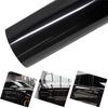 Ultra Gloss PET Piano Black Vinyl Wrap Film Sticker Auto Decoration Accessories Glossy Black Self Adhesive Vinyl Bubble Air Free