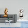 Lion Astronaut Sculpture Statue Collectible Tabletop Ornament Art Figurine Decorative for Office