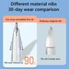 Replacement Pencil Tips For Apple Pencil 1 2 Generation 0.6mm Slim Nib Upgraded Mute Replace Anti-wear Transparent Pencil Tip