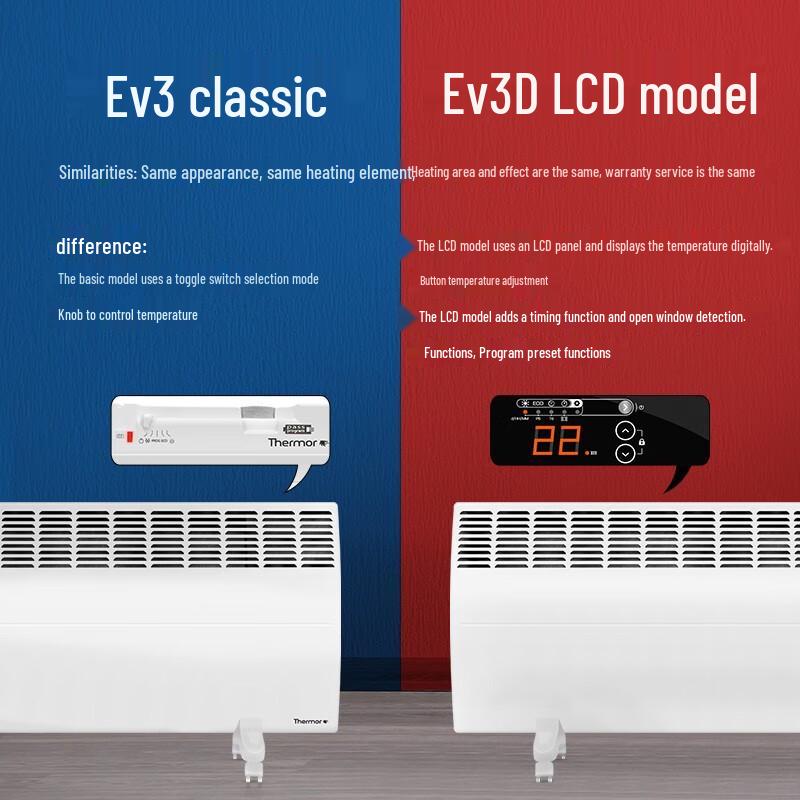 Thermor EV3D-2000 Smart LCD Electric Heater