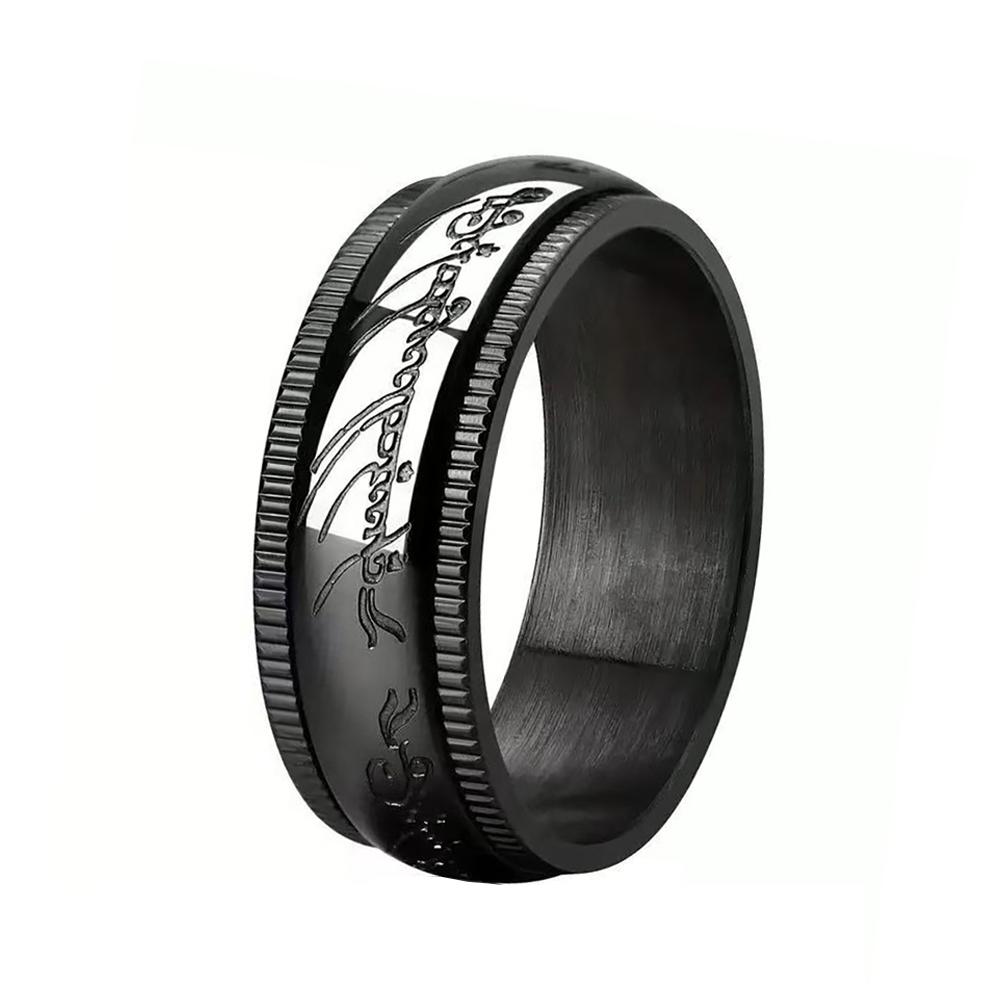 2025 Simple Magic Rings For Men Women Similar To Movies Carving Ring Fashion Jewelry Creativity Gift