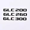 Car Tail Rear Trunk Badge Emblem Letter Stickers For GLC300de GLC300e GLC350e GLC400e 4Matic GLC X253