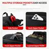 Scratchproof Bag Multiple Compartment Chest Pack Splashproof Backpack with Reflective Strips Portable Fishing Chest Bag