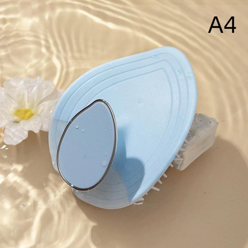 1Pcs Home Hair Washing Tool Leaf Hair Wash Massage Brush Scalp Cleansing Massage Shampoo Comb Hair Brush