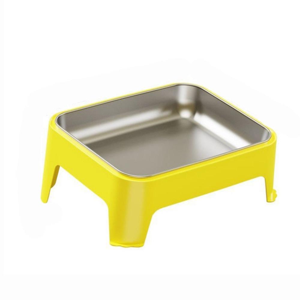 

Anti-slip Stainless Steel Dog Bowl Neck Protection Pets Food Water Bowls Dogs Bowls for Dogs Cats