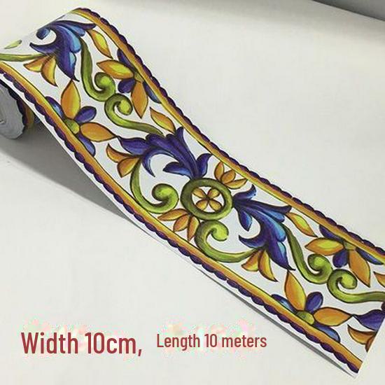 

Самоклеящаяся водонепроницаемая наклейка на стену для плинтуса в ванной Mula Castle 10cm x 10m