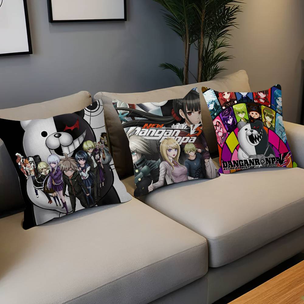 D-Danganronpa Classic Game Pillow Cover Sofa Cushion Cover Home Room Decoration Children Gift