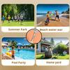 1/2PCS Fireworks Spray Toy Pull-Back Water Gun Outdoor Splash Games for Pool Lawn Activities Kid Summer Interactive Beach Gift